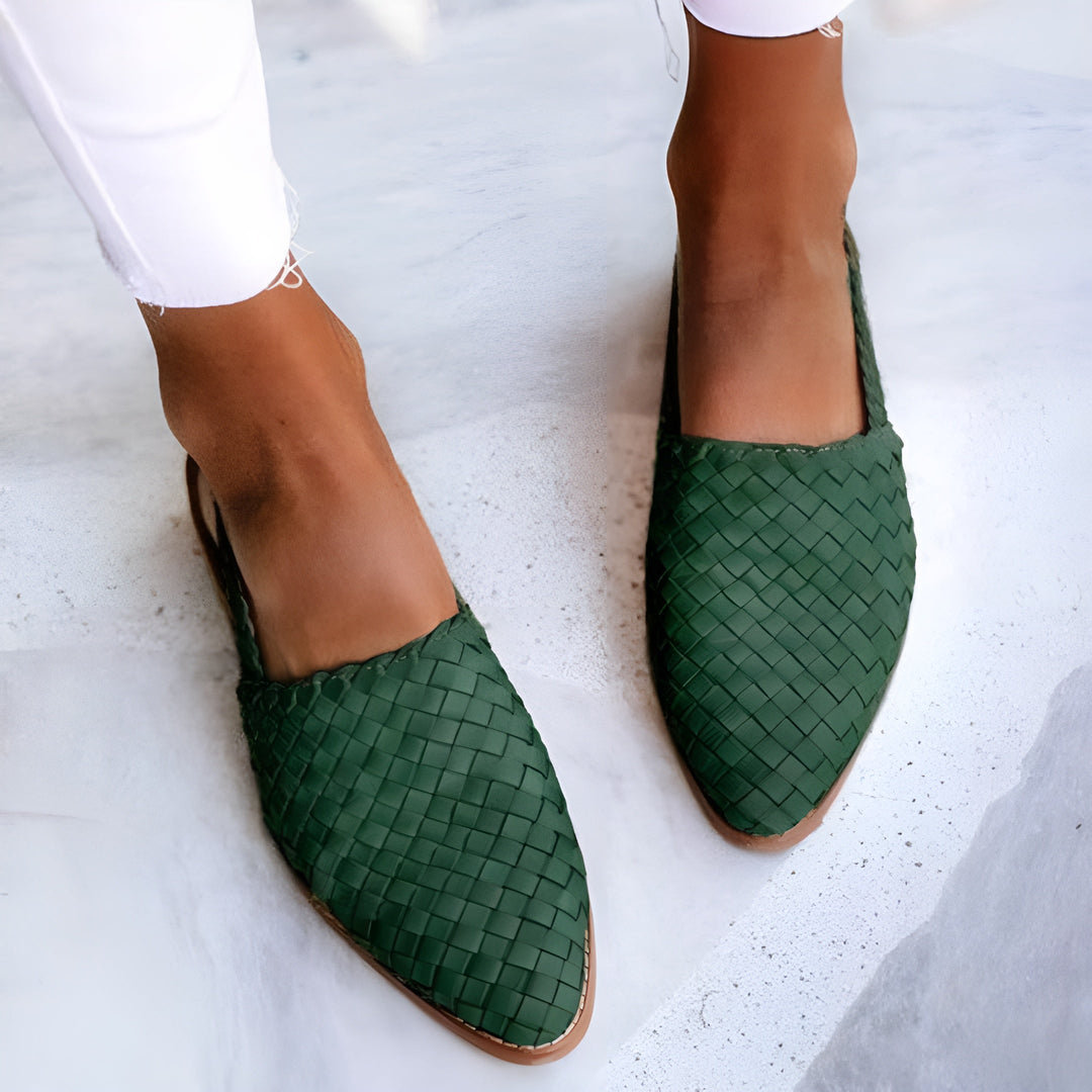 Tindra | Slingback chic i tekstil