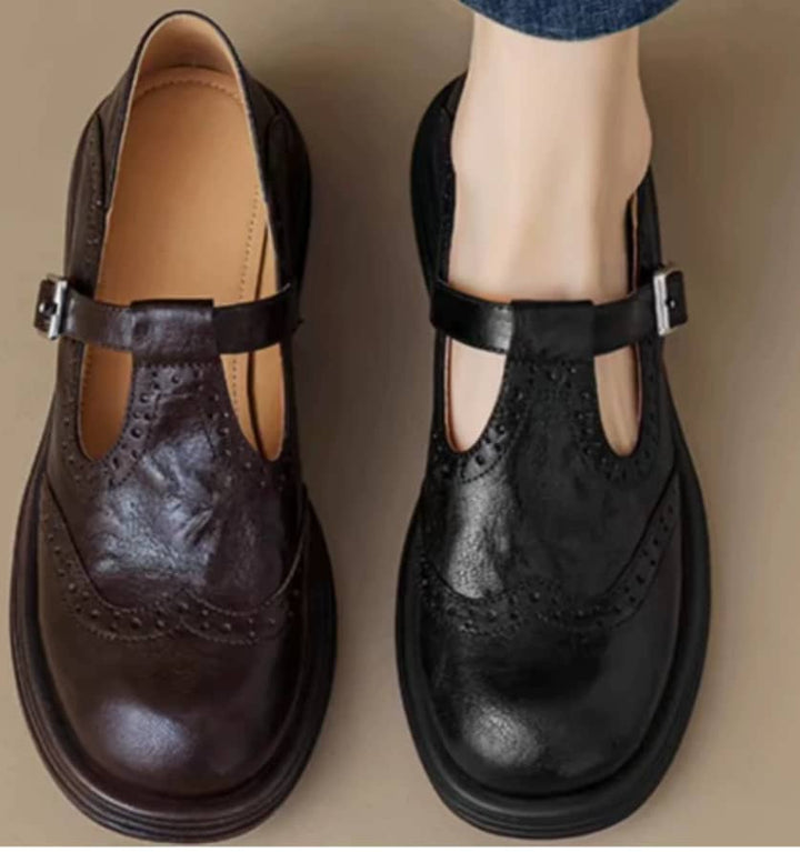 Isla | Elegante Mary Janes i skinn