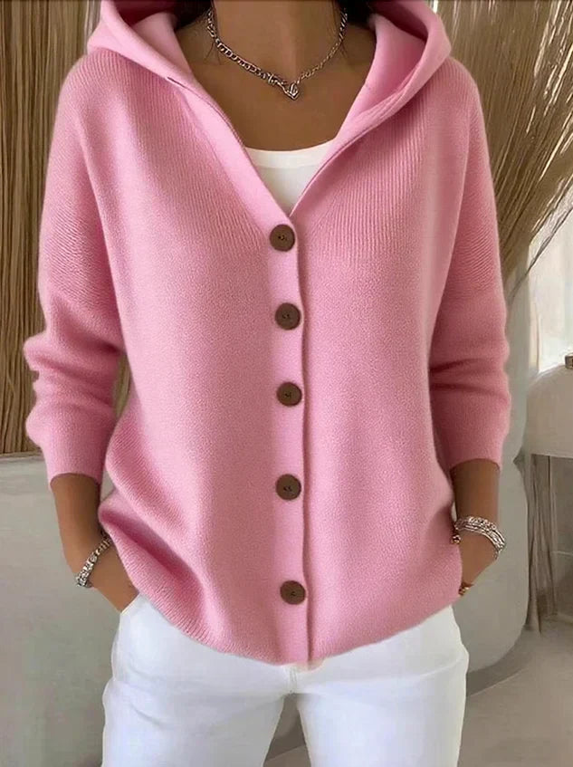 Lofrida | Hettecardigan med Knapper