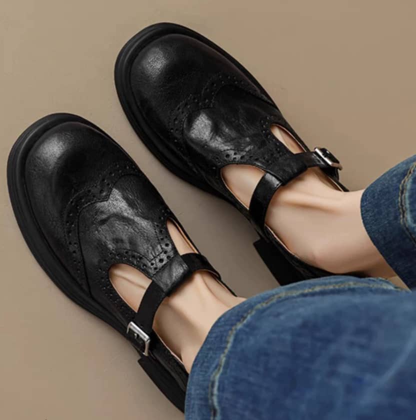 Isla | Elegante Mary Janes i skinn