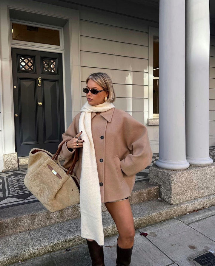 Ola | Oversized ullkåpe