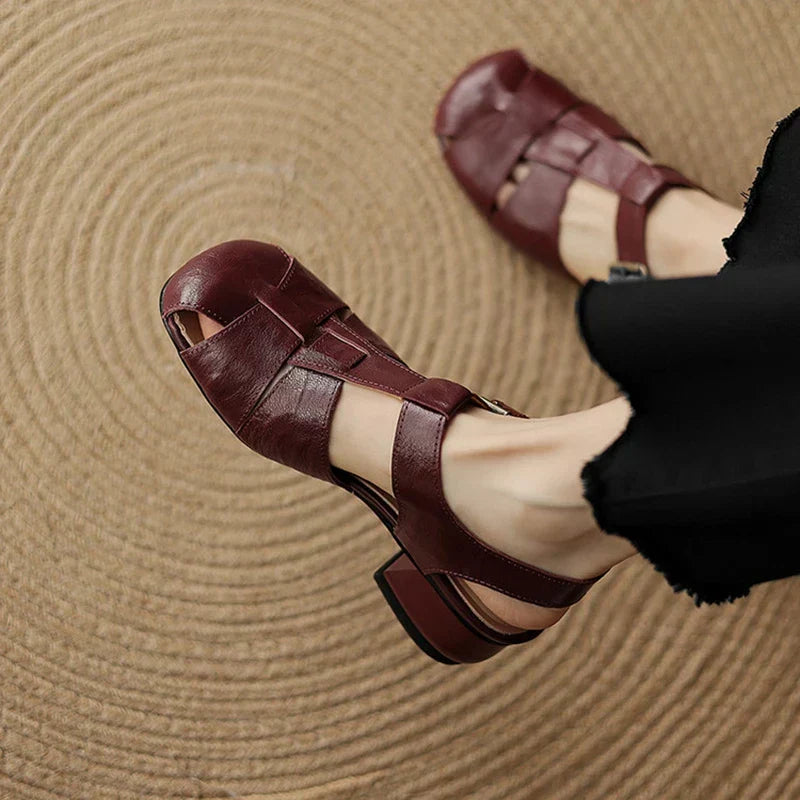 Coralia Chunky Heel Sko