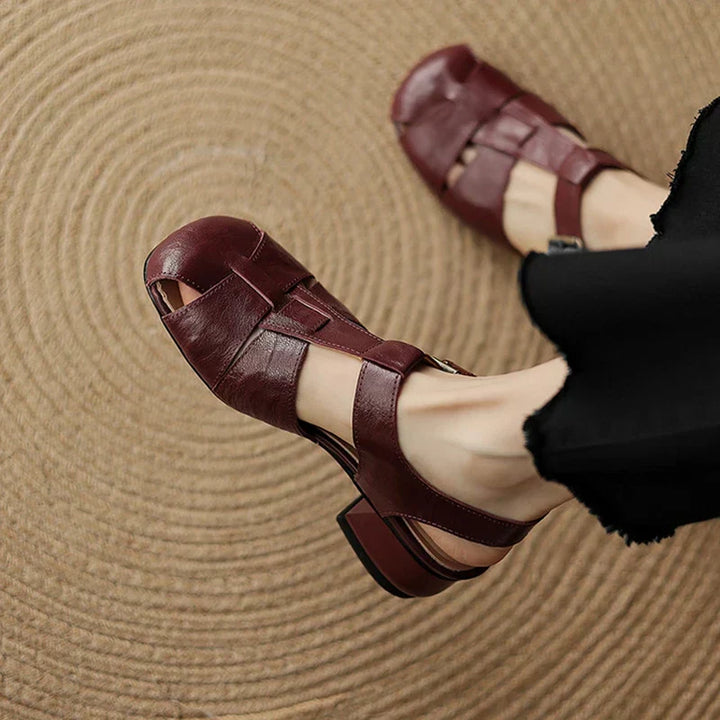 Coralia Chunky Heel Sko