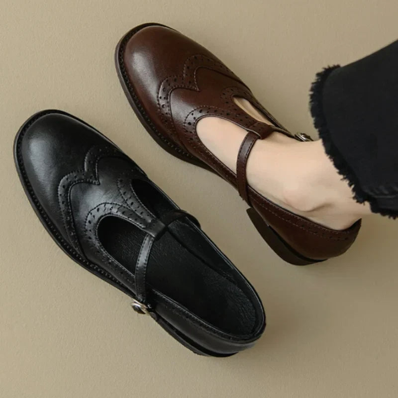 Aasfrøy™ | Elegant T-Rem Mary Janes