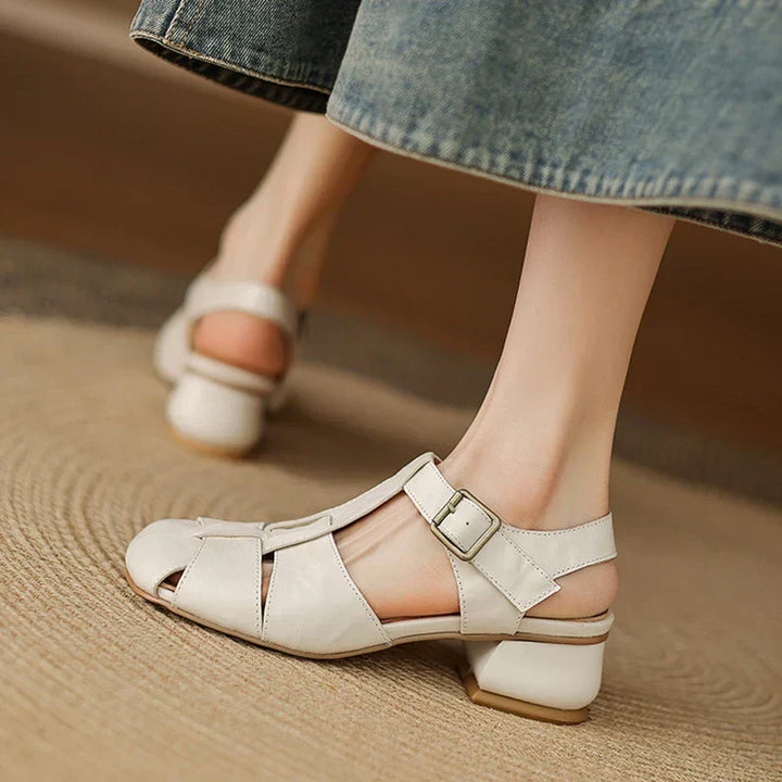Coralia Chunky Heel Sko