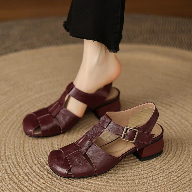 Coralia Chunky Heel Sko