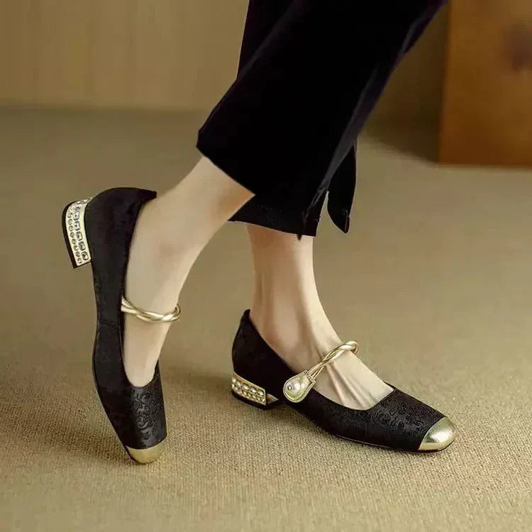 Signa | Elegante Ballerinasko med Detaljer