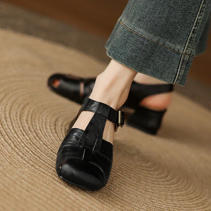 Coralia Chunky Heel Sko
