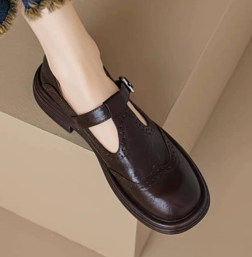 Isla | Elegante Mary Janes i skinn