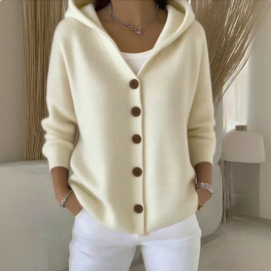 Lofrida | Hettecardigan med Knapper