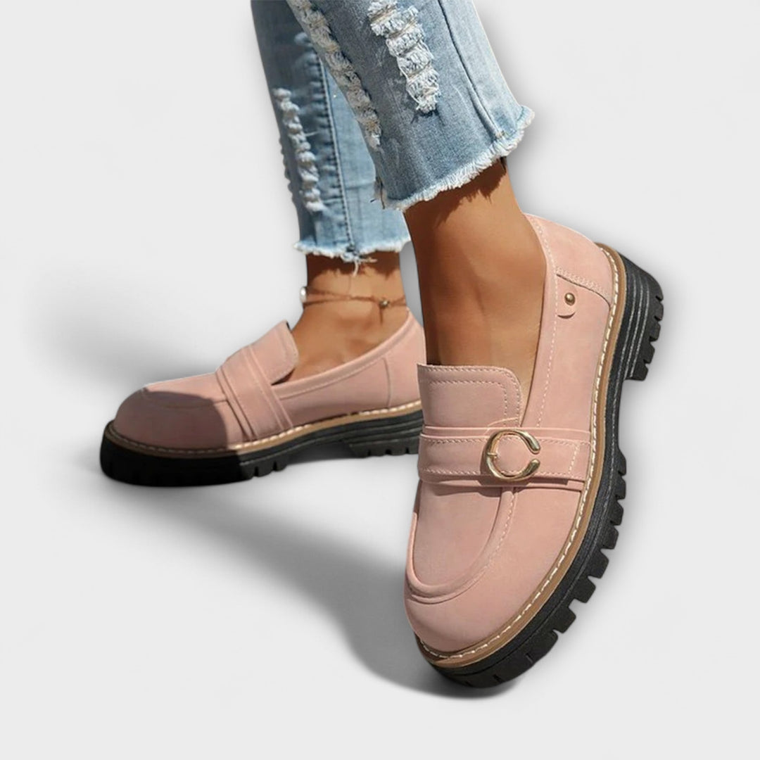 Poet | Loafers med gullspenne