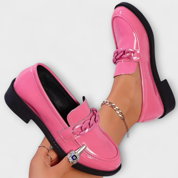 Lumi | Loafers med kjedetrem