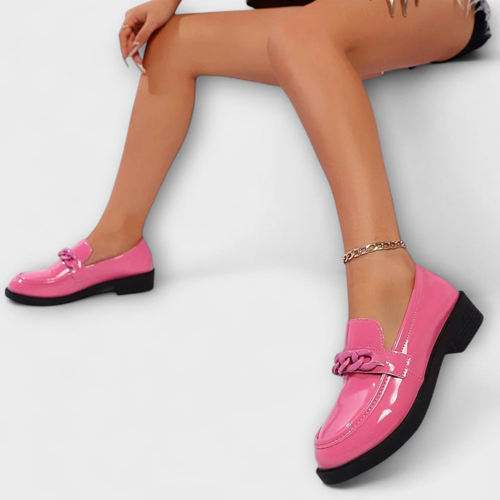 Lumi | Loafers med kjedetrem