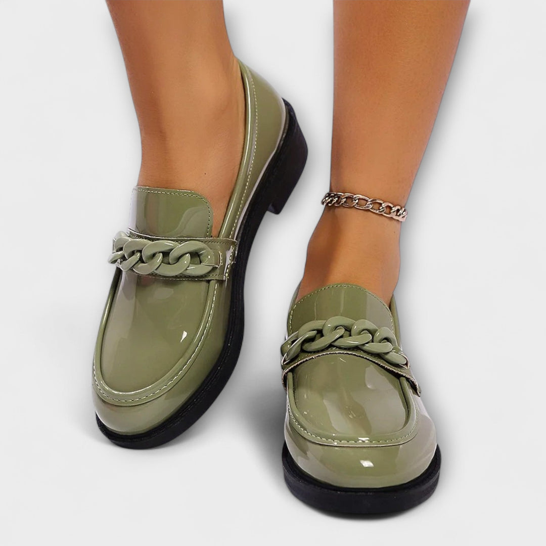 Lumi | Loafers med kjedetrem