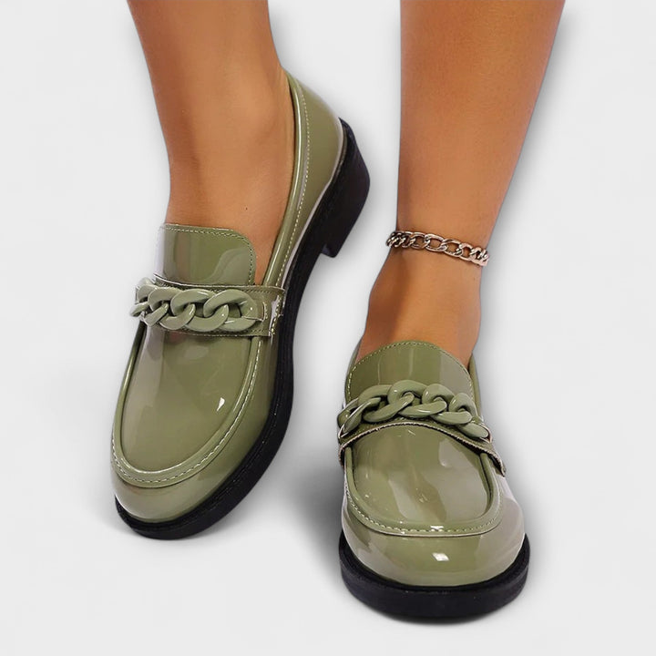 Lumi | Loafers med kjedetrem