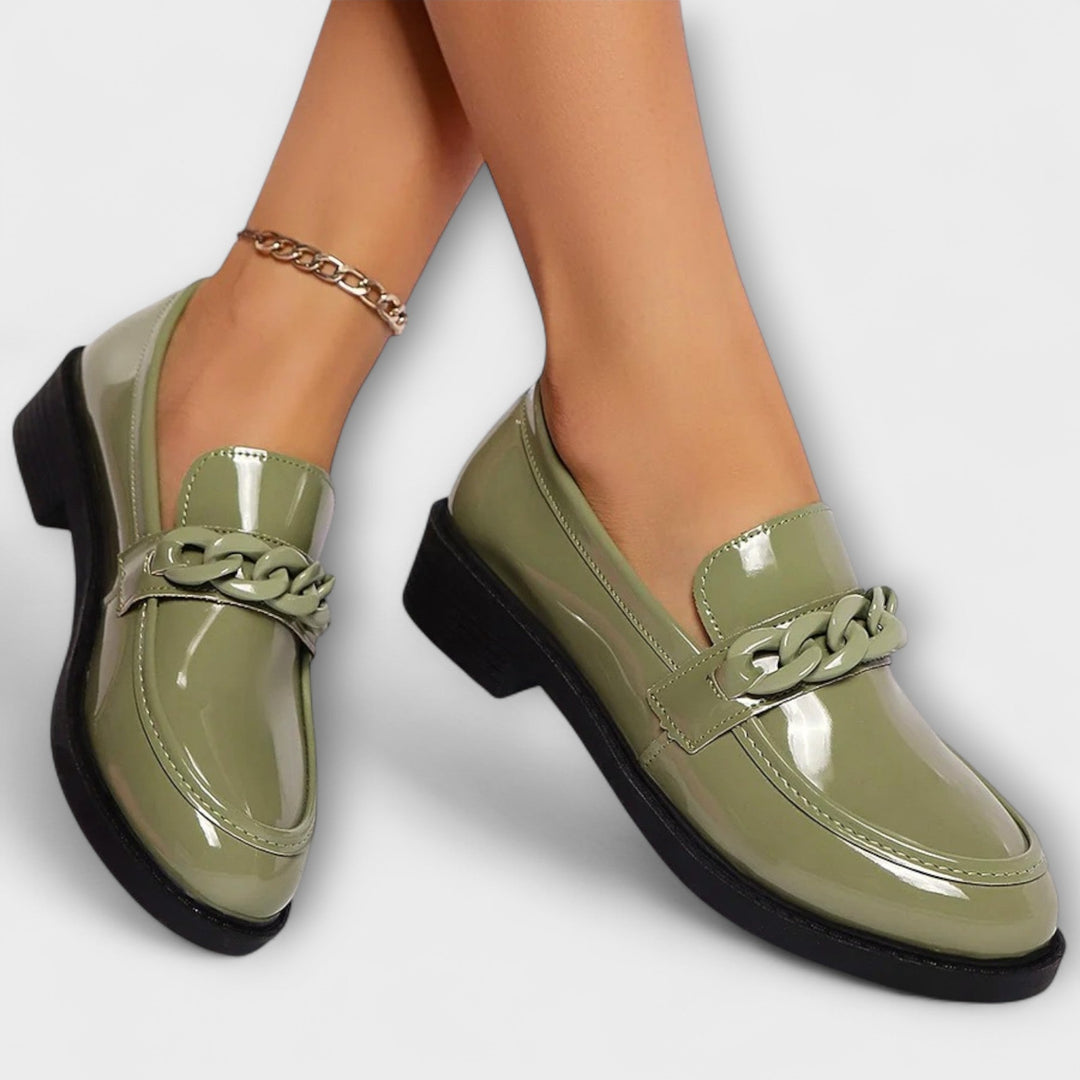 Lumi | Loafers med kjedetrem