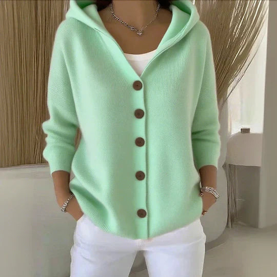 Lofrida | Hettecardigan med Knapper