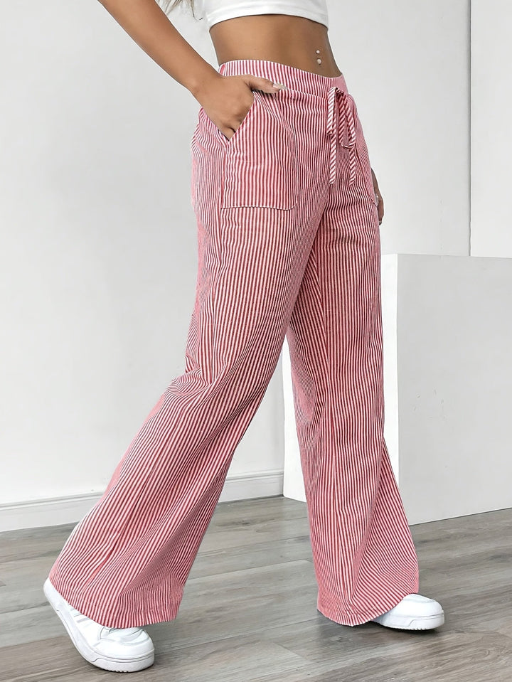 Gulia™ | Casual Dame Sommerbukse med Vide Ben