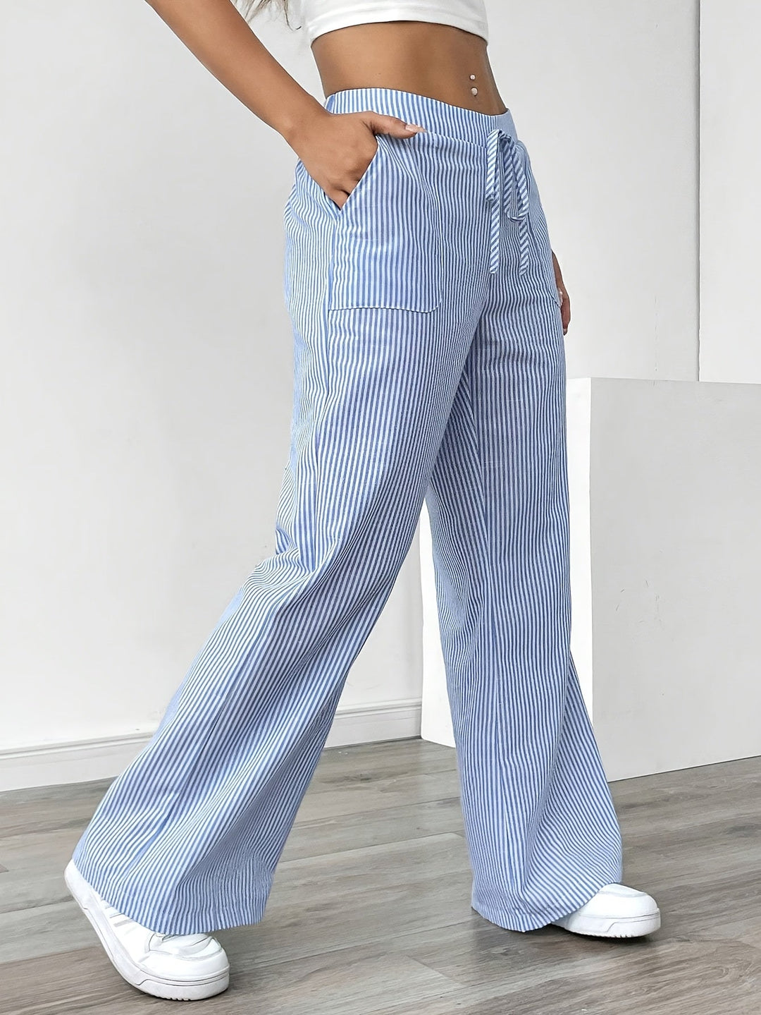 Gulia™ | Casual Dame Sommerbukse med Vide Ben
