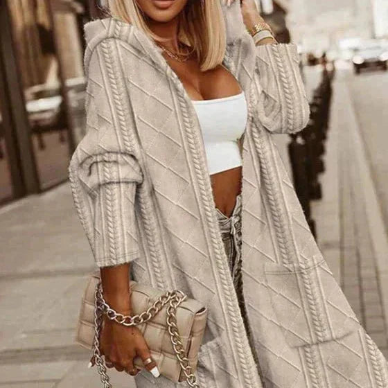 Jelone – Forlenget Hette Cardigan