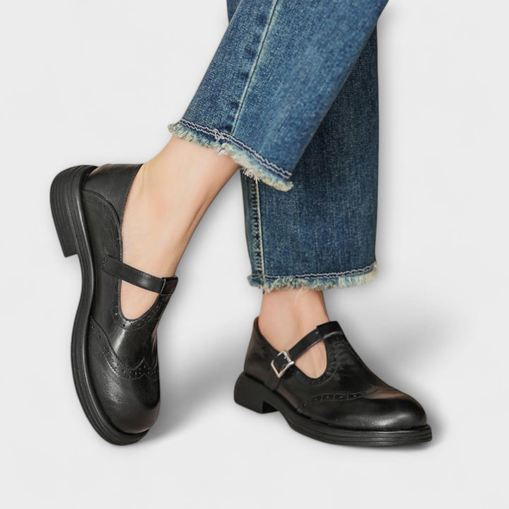Isla | Elegante Mary Janes i skinn
