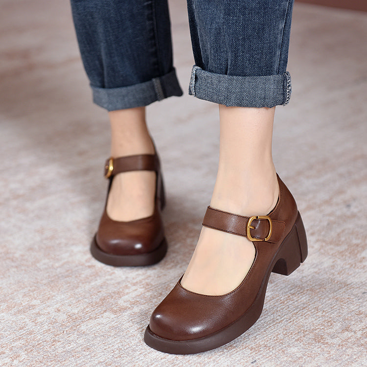 Hallgunn™ | Agnes Skinn Mary Janes
