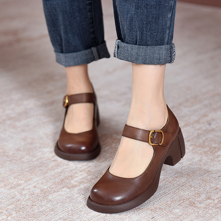 Hallgunn™ | Agnes Skinn Mary Janes