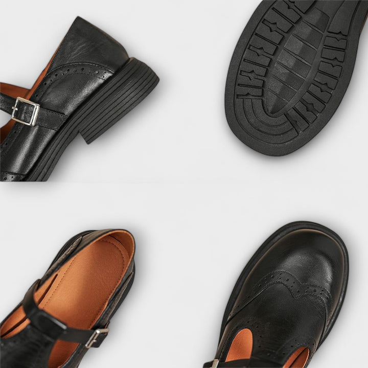 Isla | Elegante Mary Janes i skinn